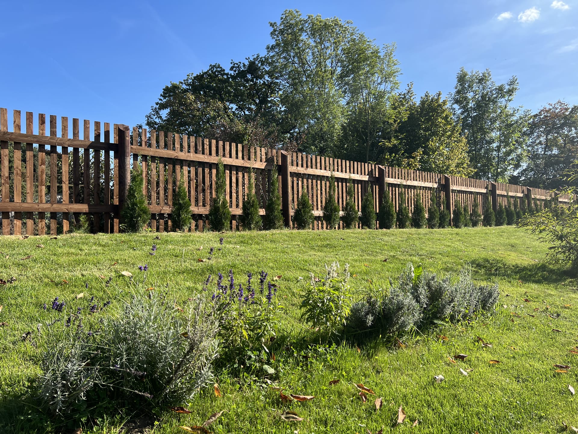Obrázek 2 / Dřevěné ploty - strojně frézované   - realizace Hustopeč nad Bečvou 9-2021